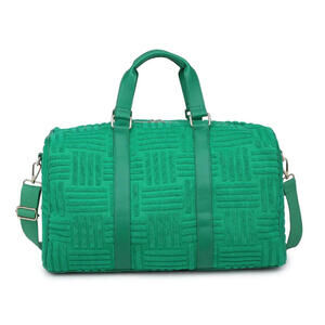 NEW Urban Expressions Large Weekender Duffle Bag Meet Me Tote Cloth Green